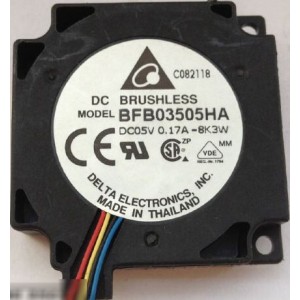 DELTA BFB03505HA 5V 0.17A 2wires 3wires 4wires Cooling Fan - Picture need